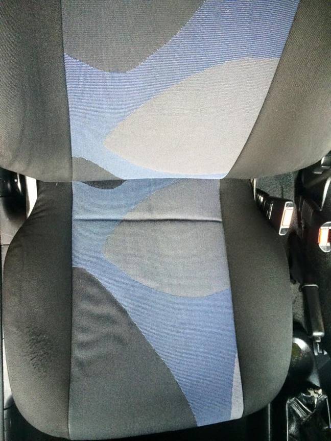 Cleaned car seat