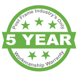 Green circular emblem: 