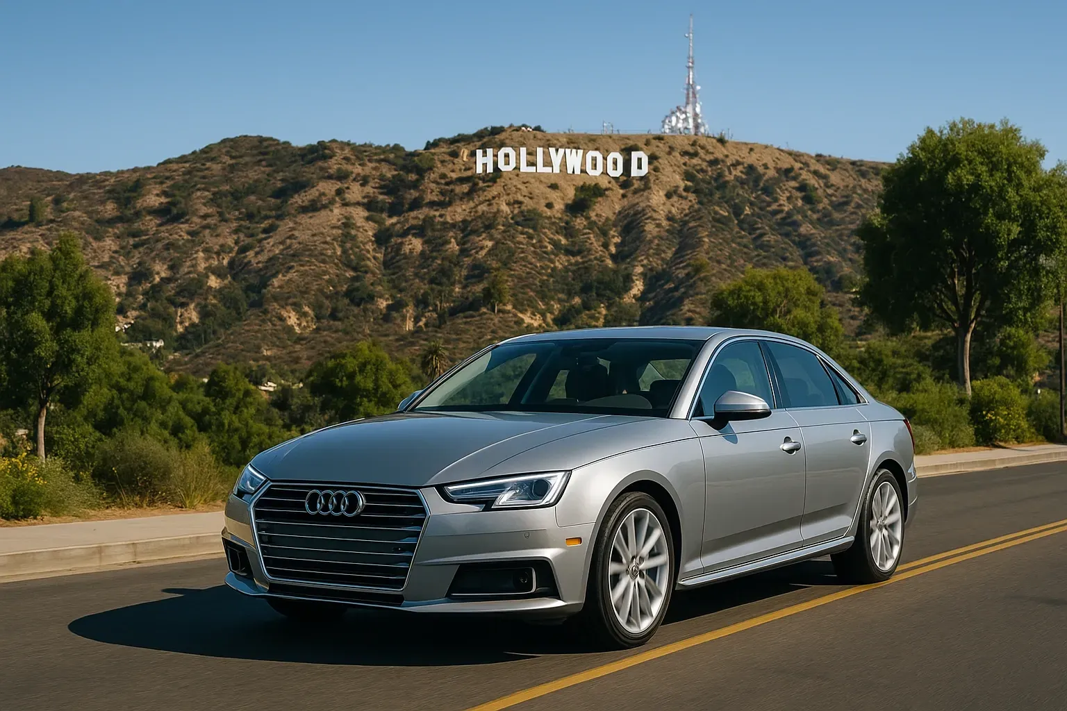 2017 Audi A4 allroad Premium Plus in Los Angeles after suspension and engine bushing replacement