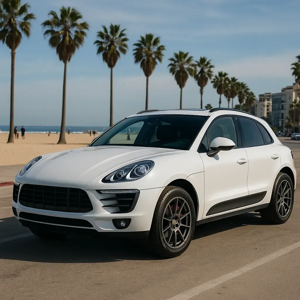 2017 Porsche Macan S in Los Angeles after crankcase vent valve replacement to fix whistling noise