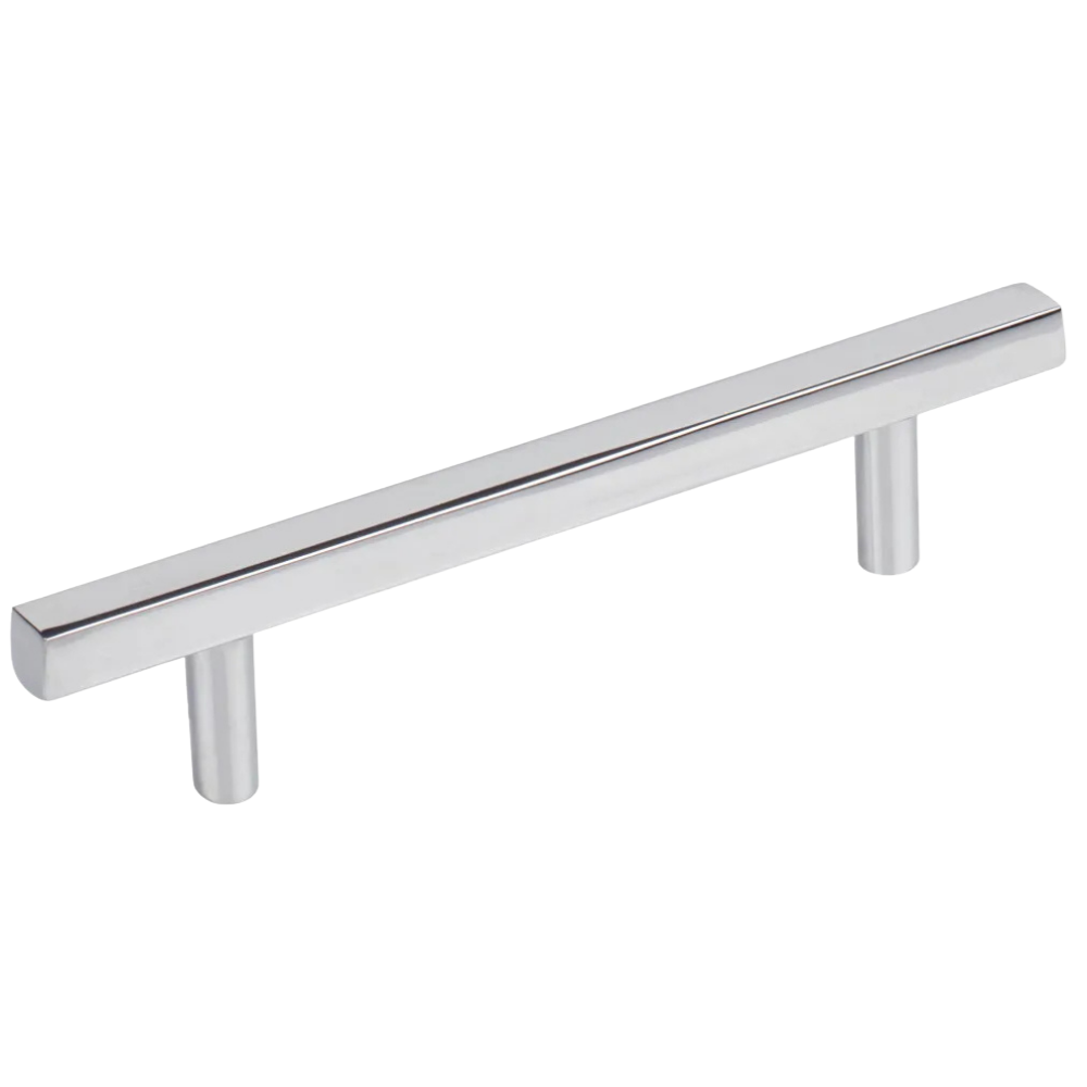 Dominique Square Bar Handle - Polished Chrome