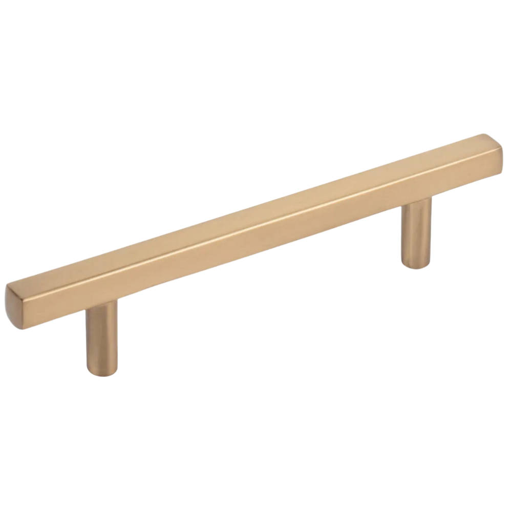 Dominique Square Bar Handle - Satin Bronze