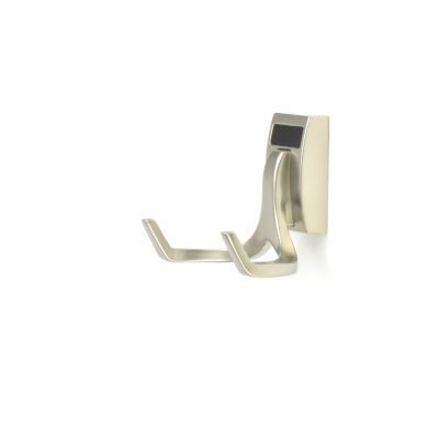 Matte Nickel Color Option For Double Hook Organizer