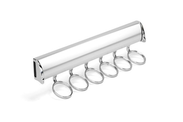 Chrome Color Option for Scarf Rack Organizer