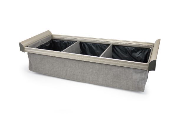 Matte Nickel Color Option For Deep Drawer Organizer
