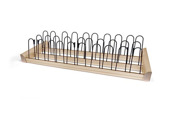 Matte Gold Color Option For Shoe Organizer