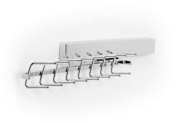 Chrome Color Option for Classic Tie Rack Organizer