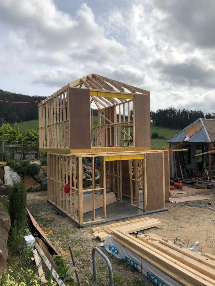 house frame 2 story