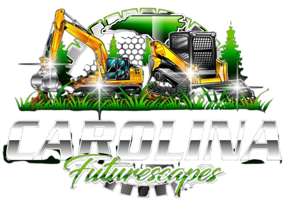 A logo for a company called carolina futurescapes