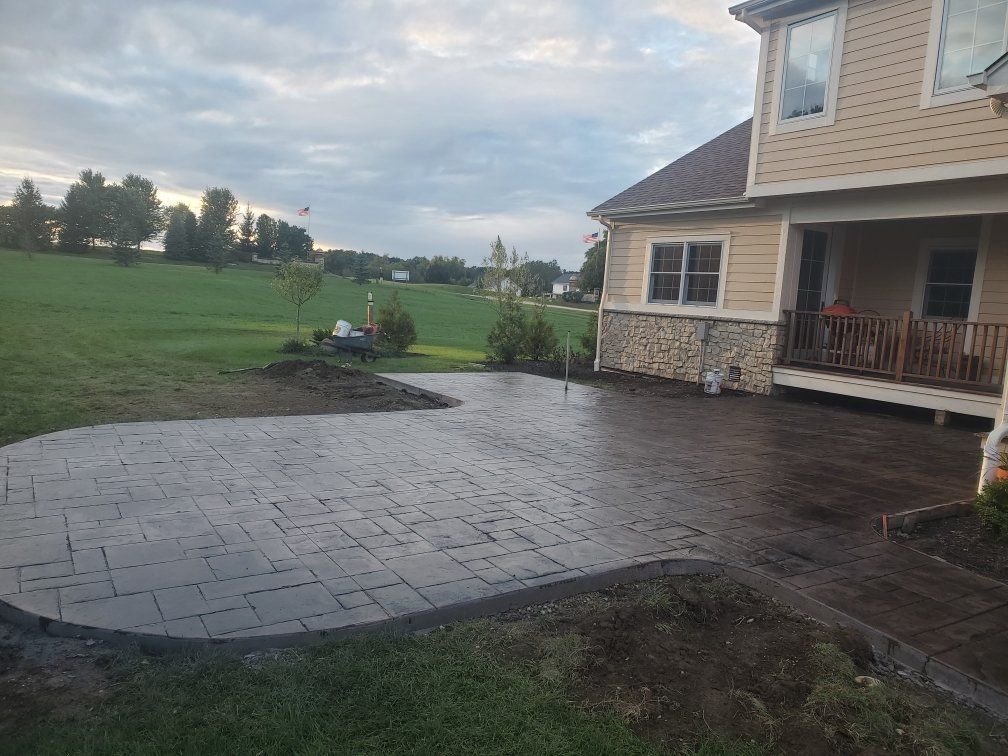 Concrete Paving — Front of the House in Lake Geneva, WI