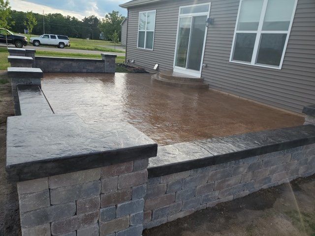 Exposed Aggregate — Landscaping in Lake Geneva, WI