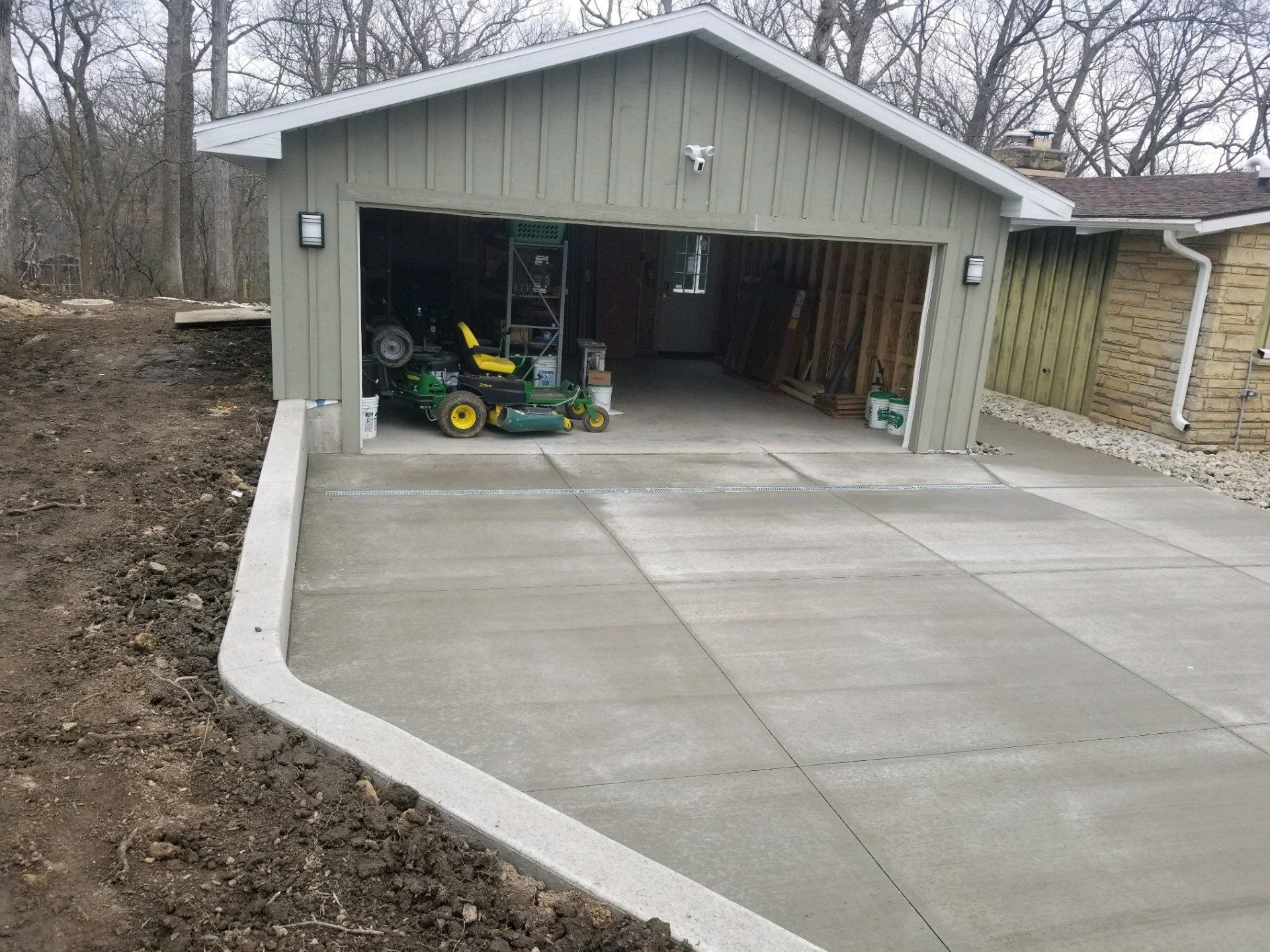 Concrete Services — Driveway to Warehouse in Lake Geneva, WI