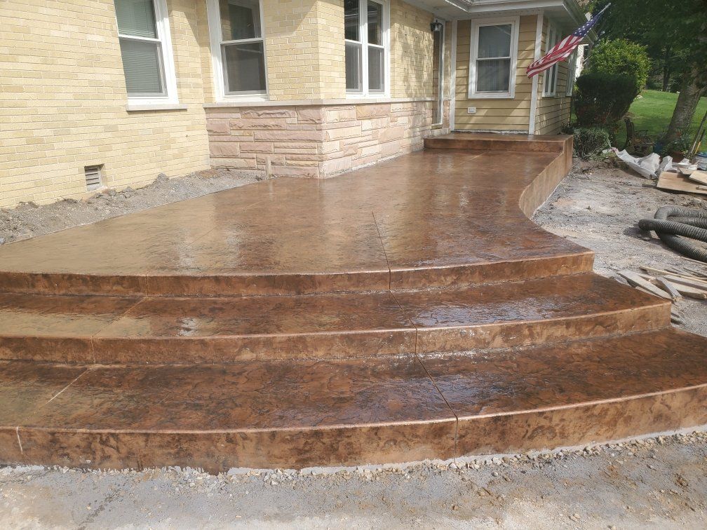 Colored Concrete — Concrete Sealing in Lake Geneva, WI