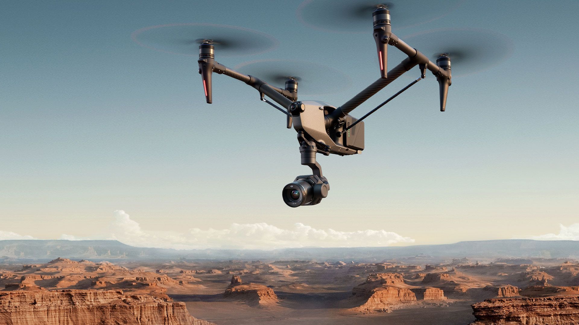 drone camera flying