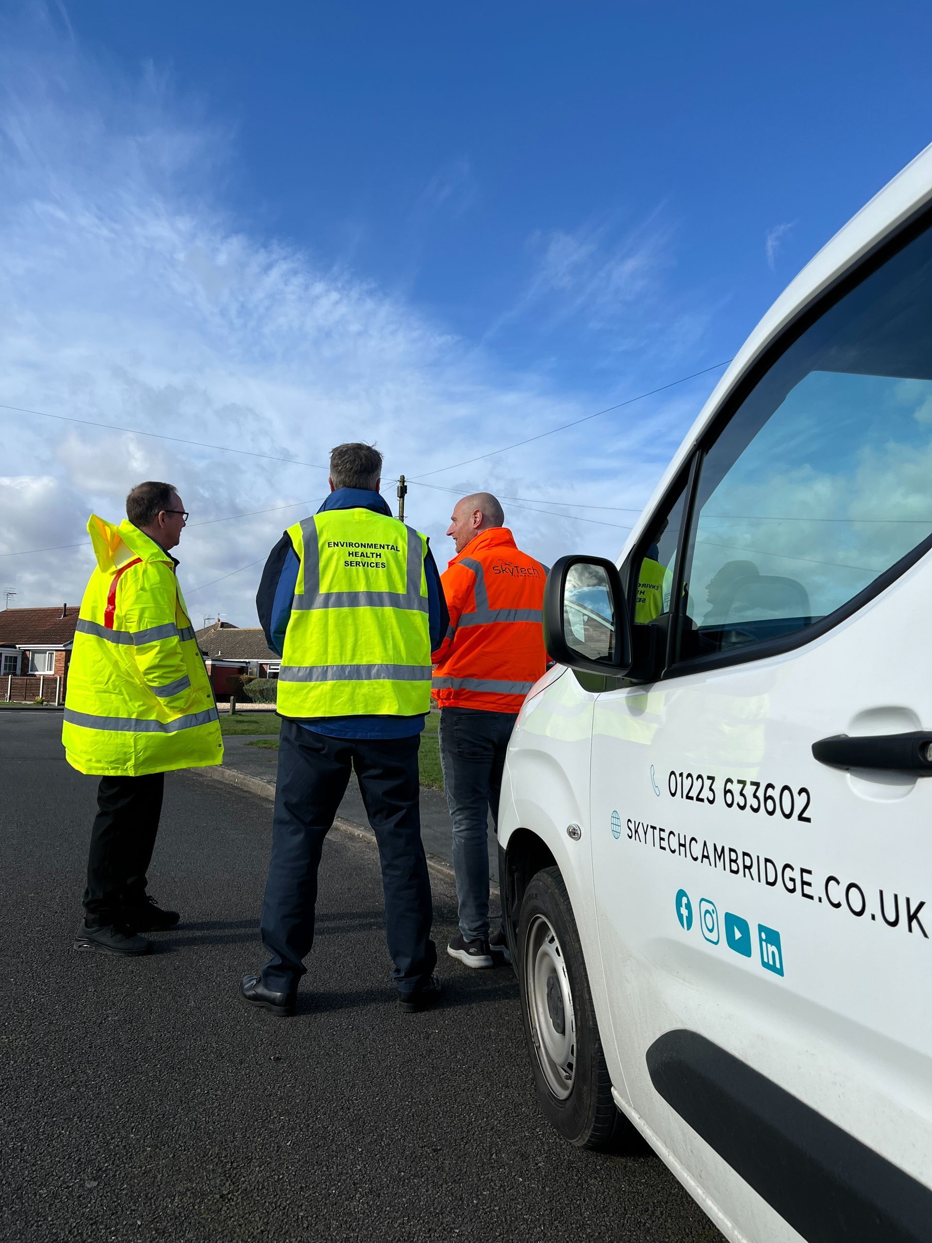 North Kesteven District Council and Skytech Cambridge carrying out a drone survey