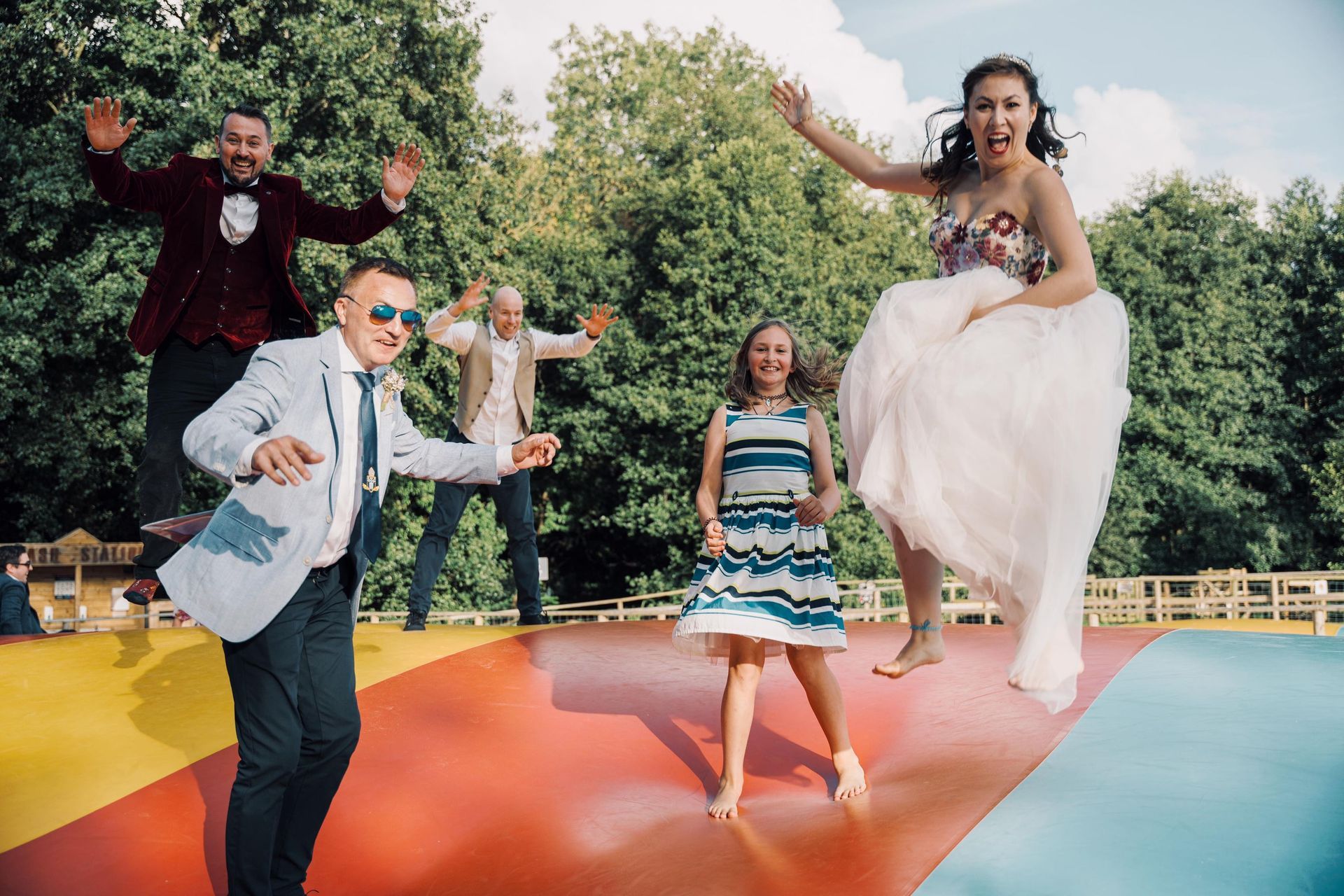 wedding bouncy castle