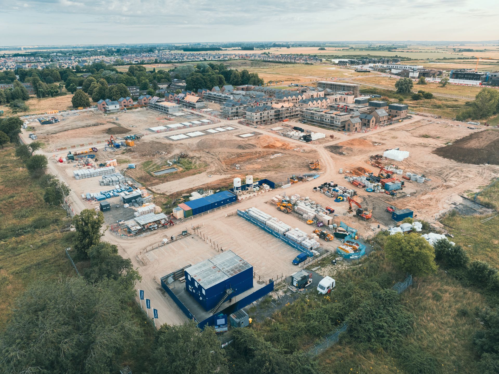 Keepmoat Stirling Fields Northstowe Drone Photo