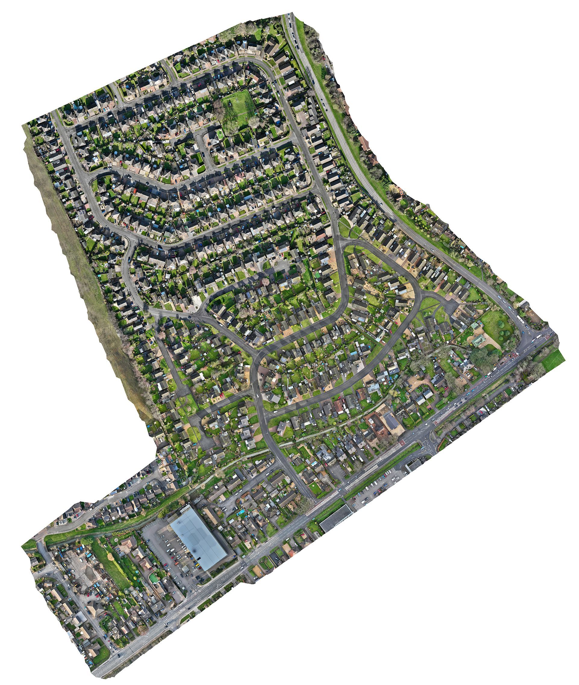 North Hykeham ultra high resolution drone map