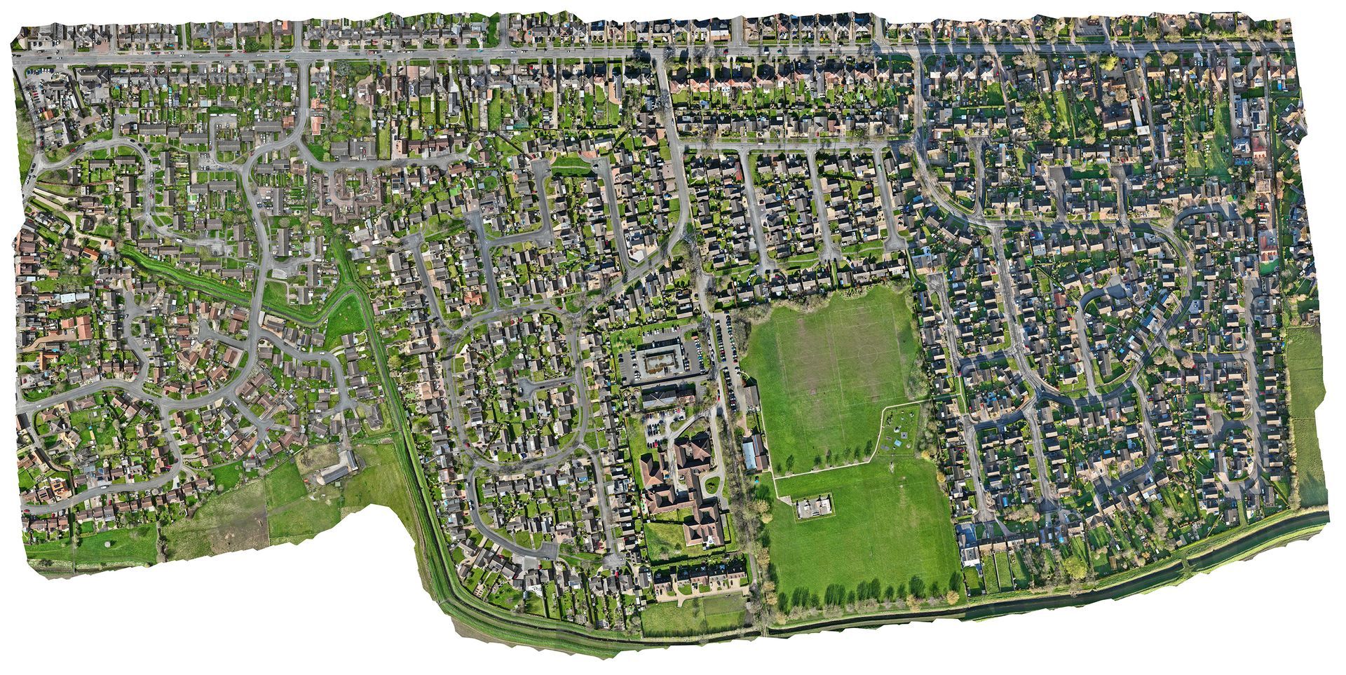 North Hykeham ultra high resolution drone map