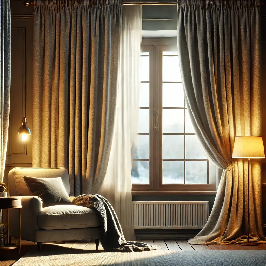 Thermal and Noise-Blocking Curtains