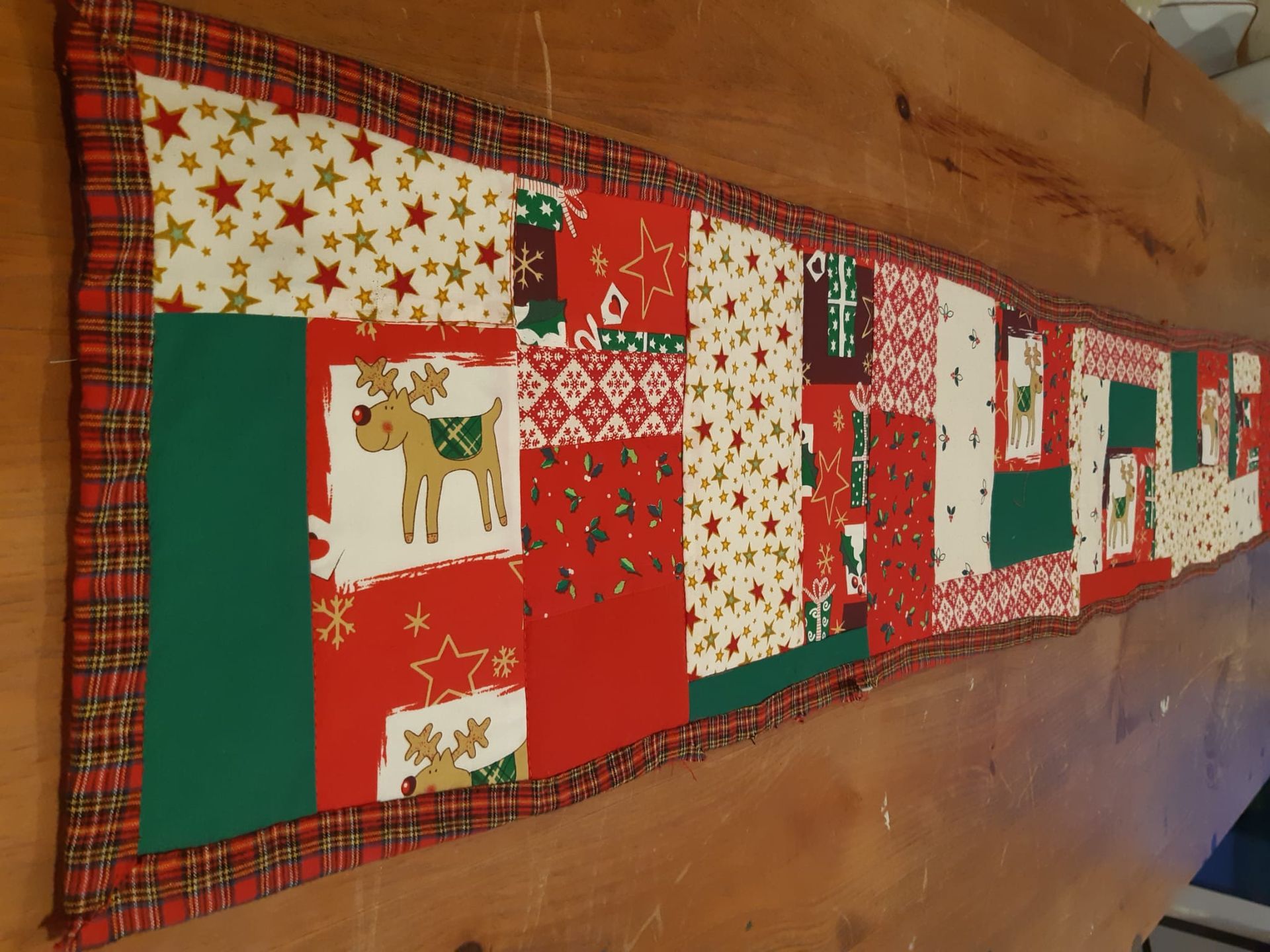 Freeform patchwork quilt