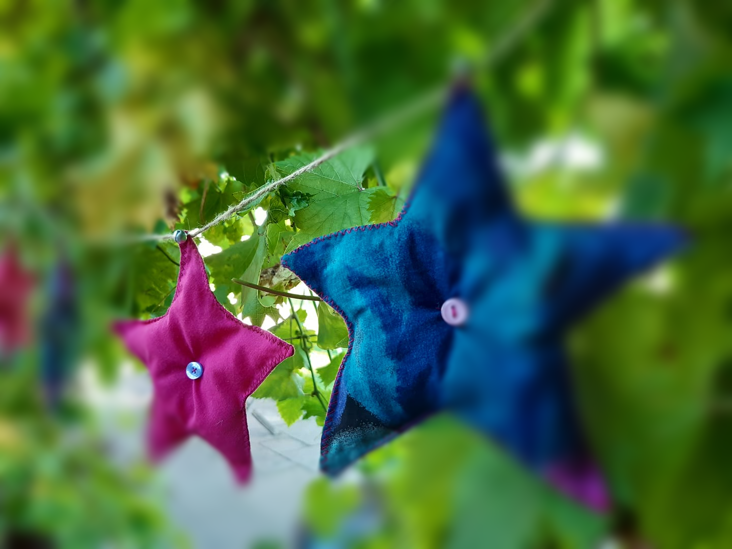 beginners sew workshop in cheshire star garland