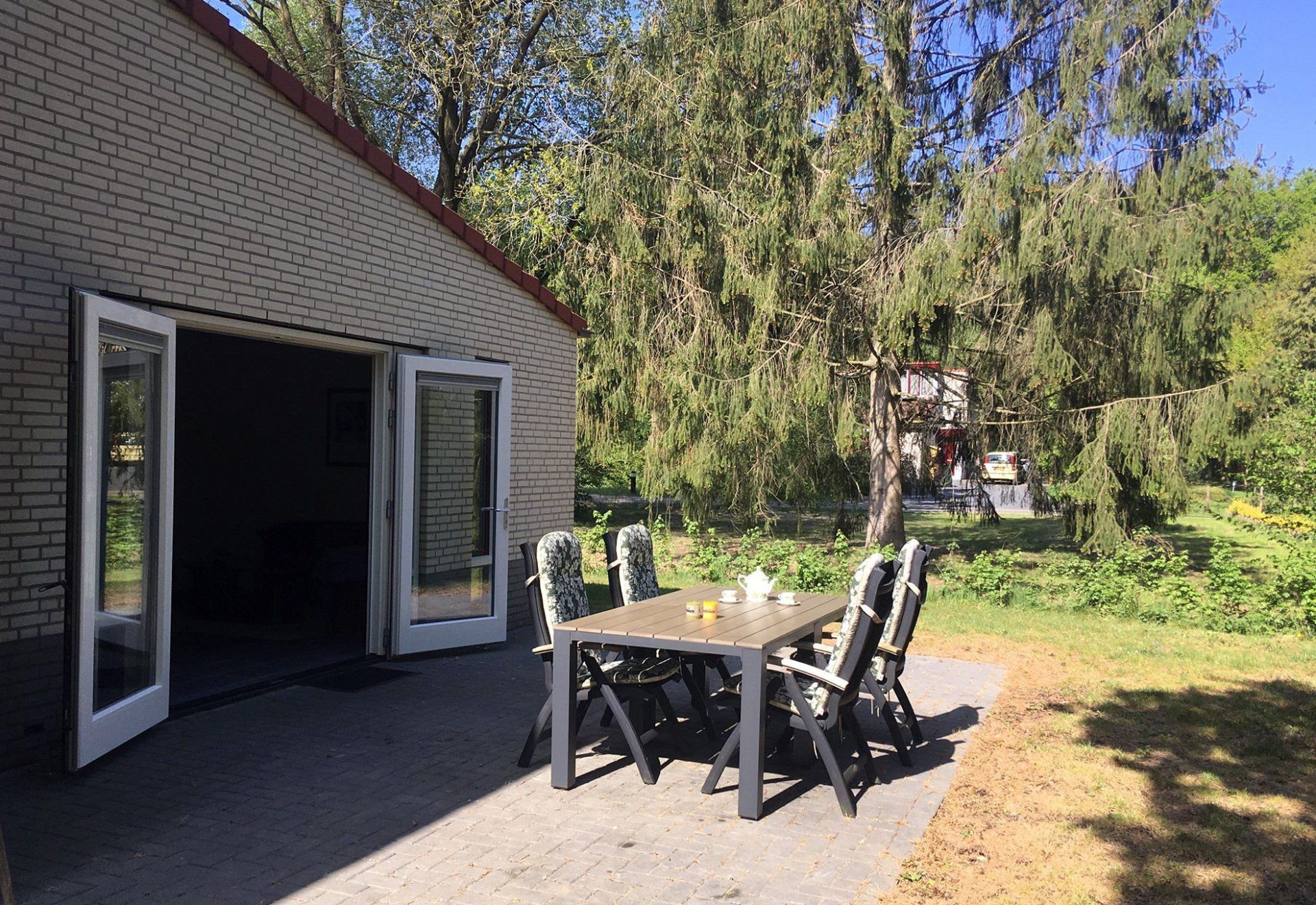 Vakantiewoning Zelhem Nederland huisje huren Terras achtertuin
