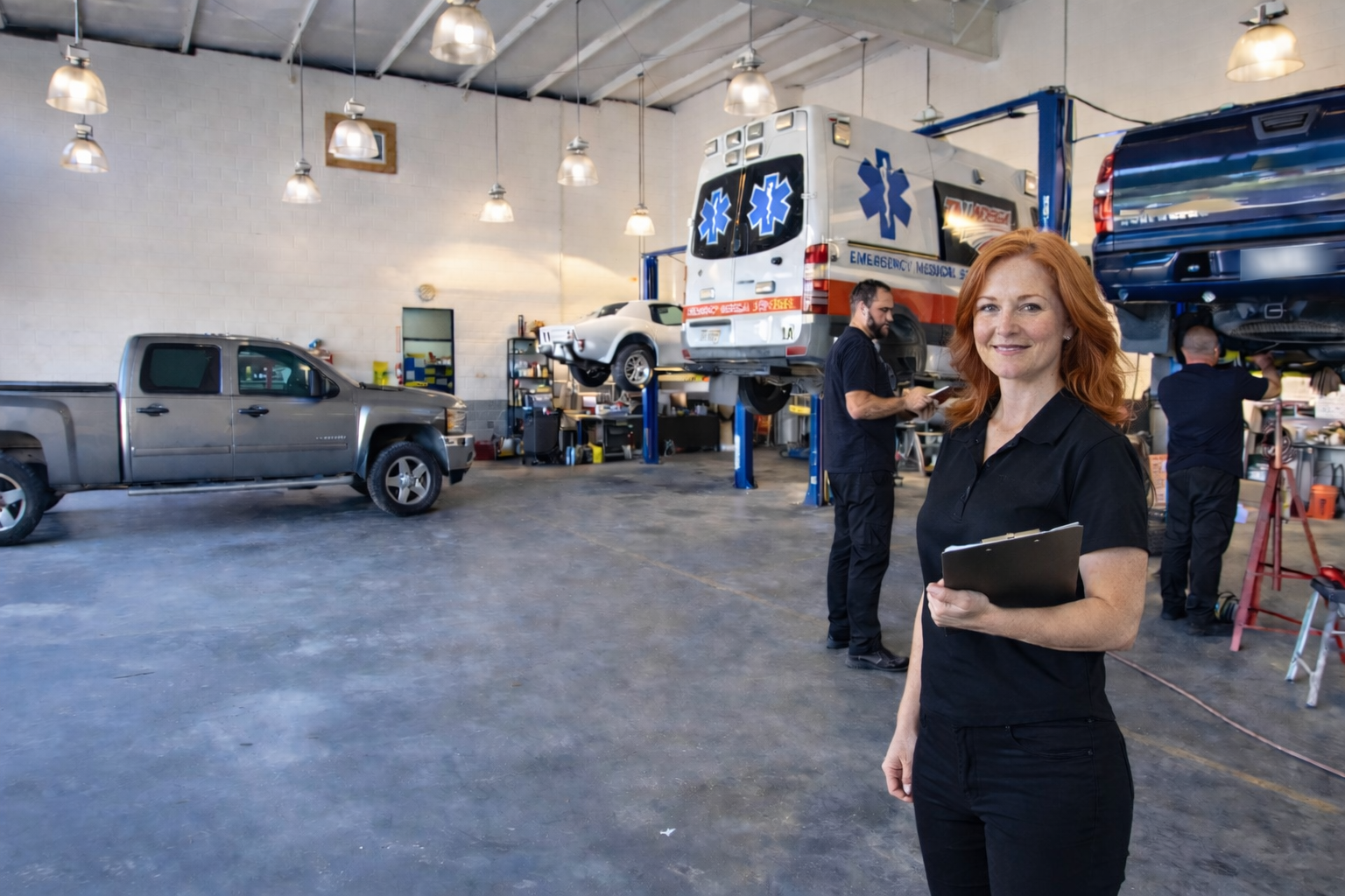 Shop Image with the SA Team Members | Apex Vehicle Services
