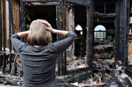 If the tenant caused the fire its not the landlord's job to help them find new housing