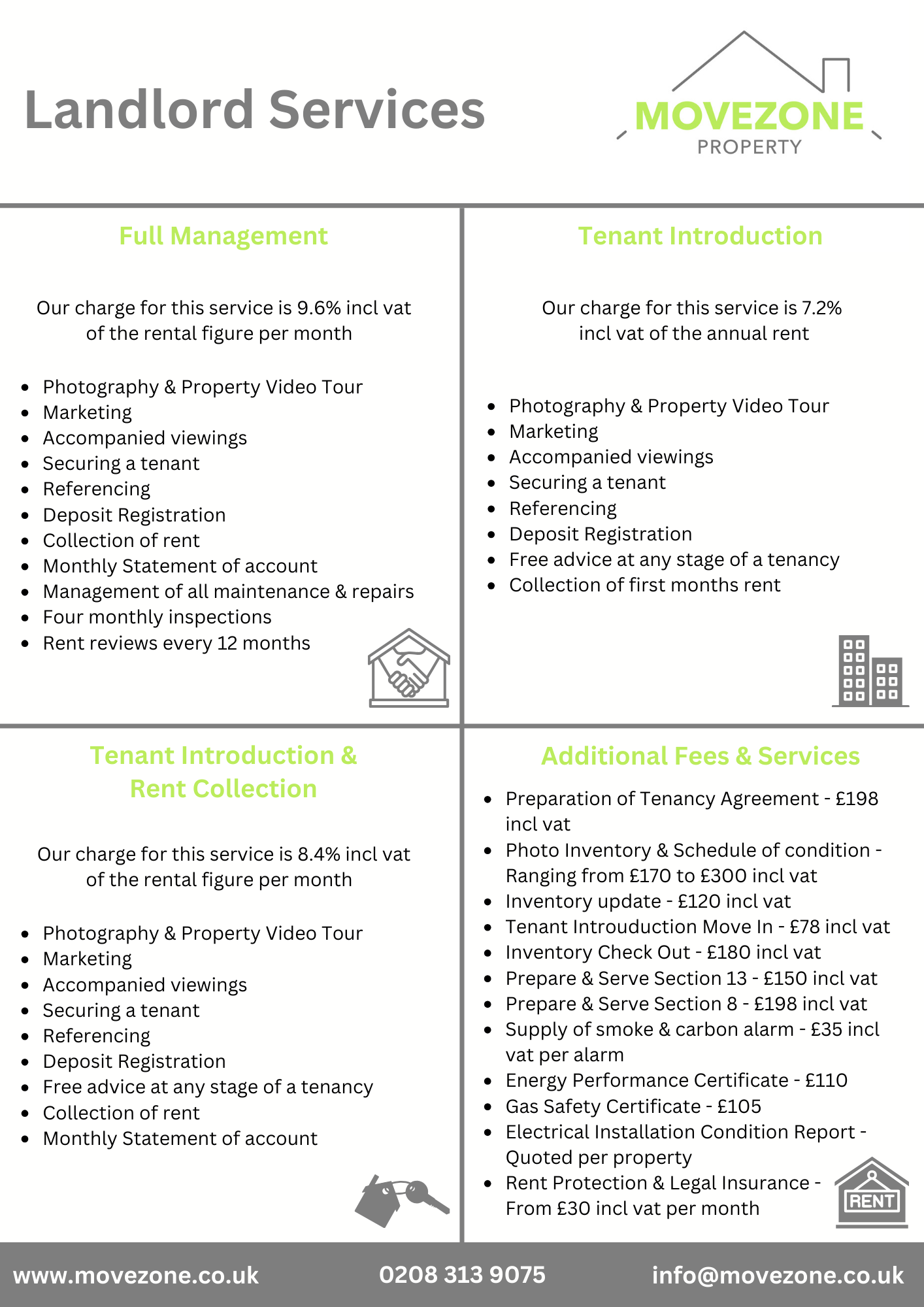 It is a brochure about landlord services.