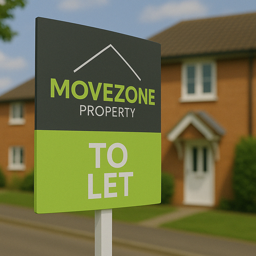 A movezone property to let sign in front of a house