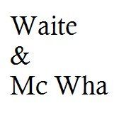 Waite & McWha