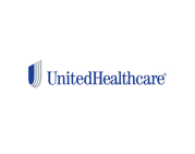 UnitedHealthcare logo in blue text with shield icon on a white background