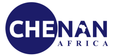 Logo pour Chenan Africa, comportant du texte et une carte de l'Afrique.