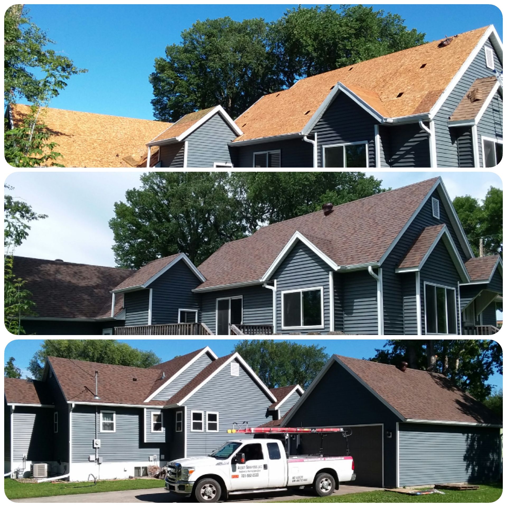 Heatherblend Colored Northgate ClimateFlex Class 4 Asphalt Shingles Installed in Grand Forks-ND