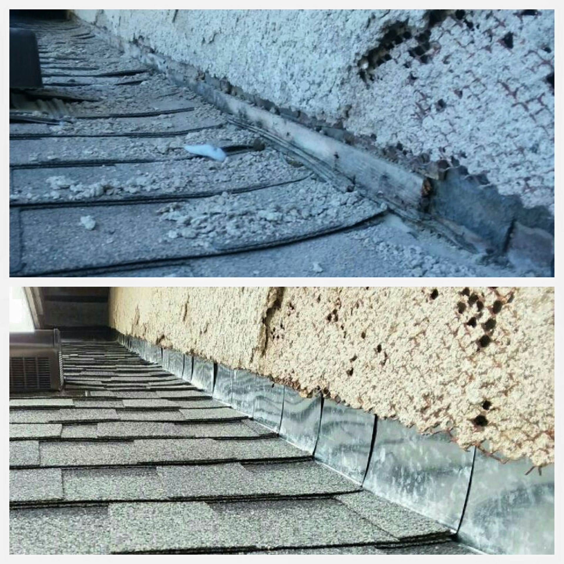 Stucco Wall cut to Install Ice and Water Barrier and Step Flashing in Halstad, MN