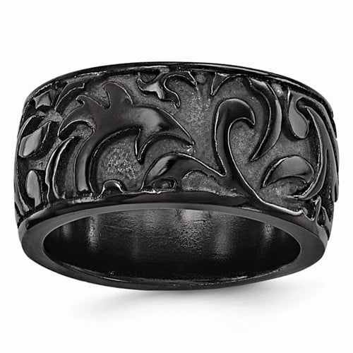 Edward Mirell Black TI Casted Ring — Ringgold, GA — The Vault Coin & Jewelry