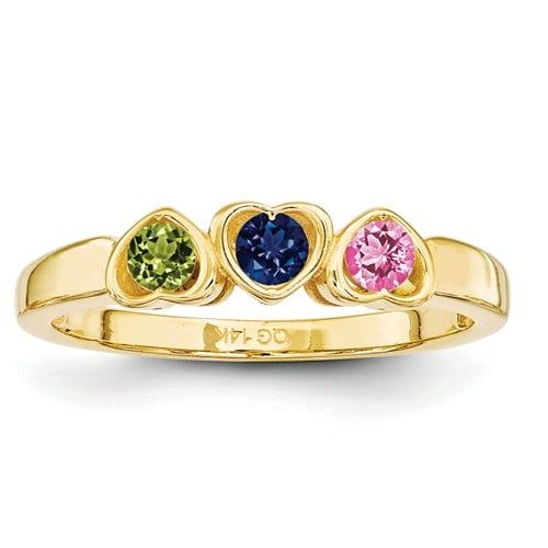 Yellow Gold Mothers Ring — Ringgold, GA — The Vault Coin & Jewelry