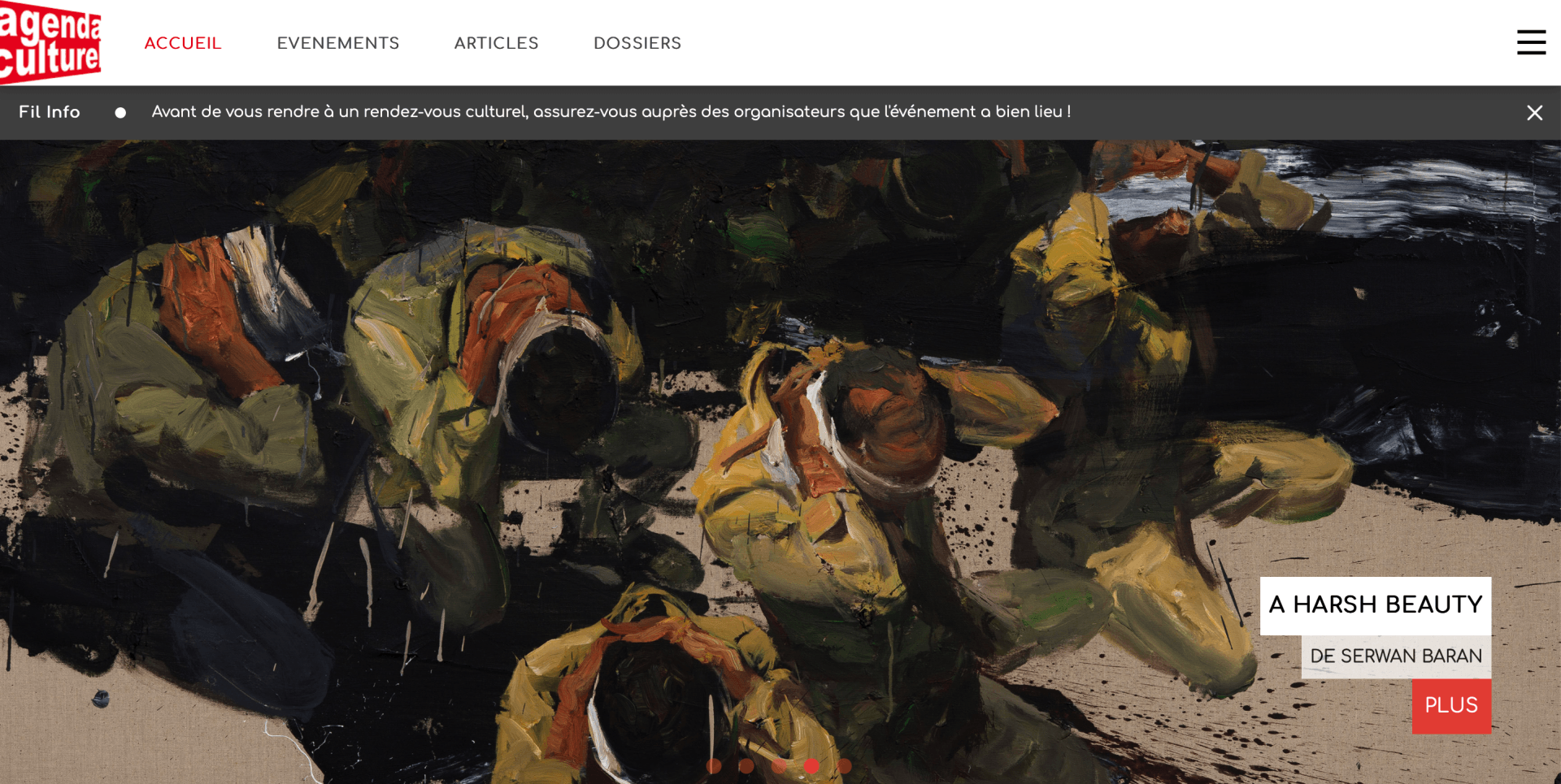 A painting of a group of people laying on the ground