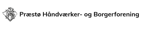 Et sort/hvidt logo for en virksomhed kaldet presto
