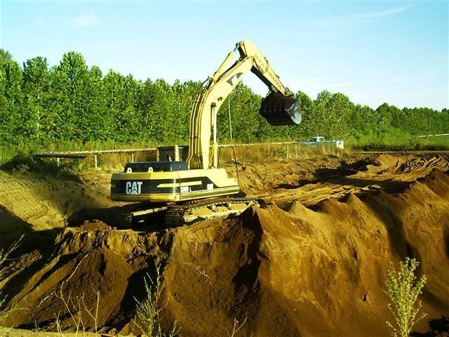 Excavator at Work — Indianapolis, IN — W R Beach, Inc.