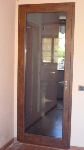 Porta finestra in legno