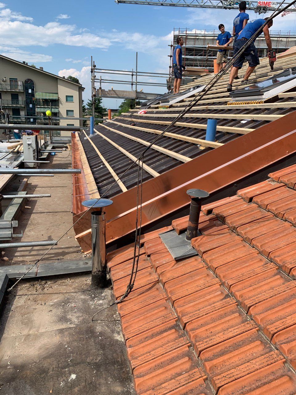 opere di lattoneria e grondaie