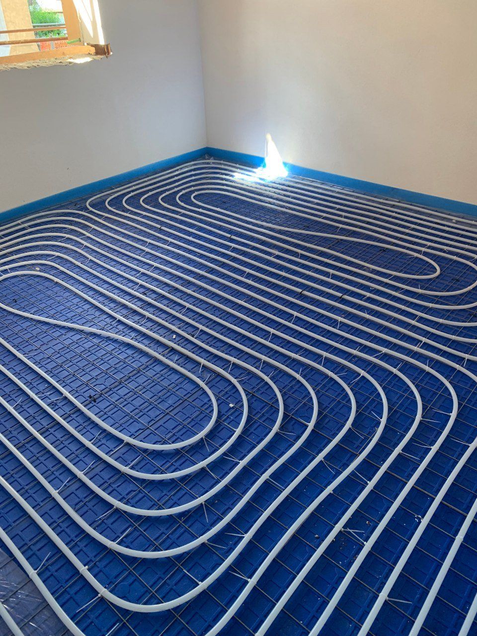 impianto di riscaldamento a pavimento