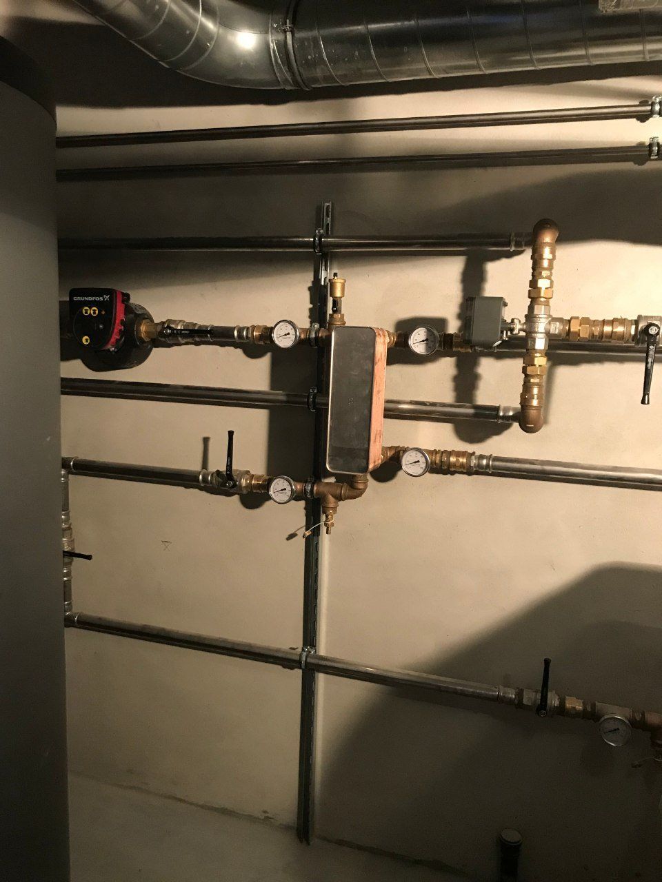 tubi di un impianto geotermico