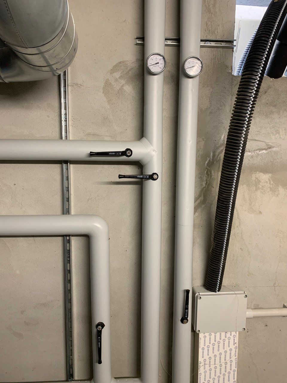 tubazioni di un impianto geotermico