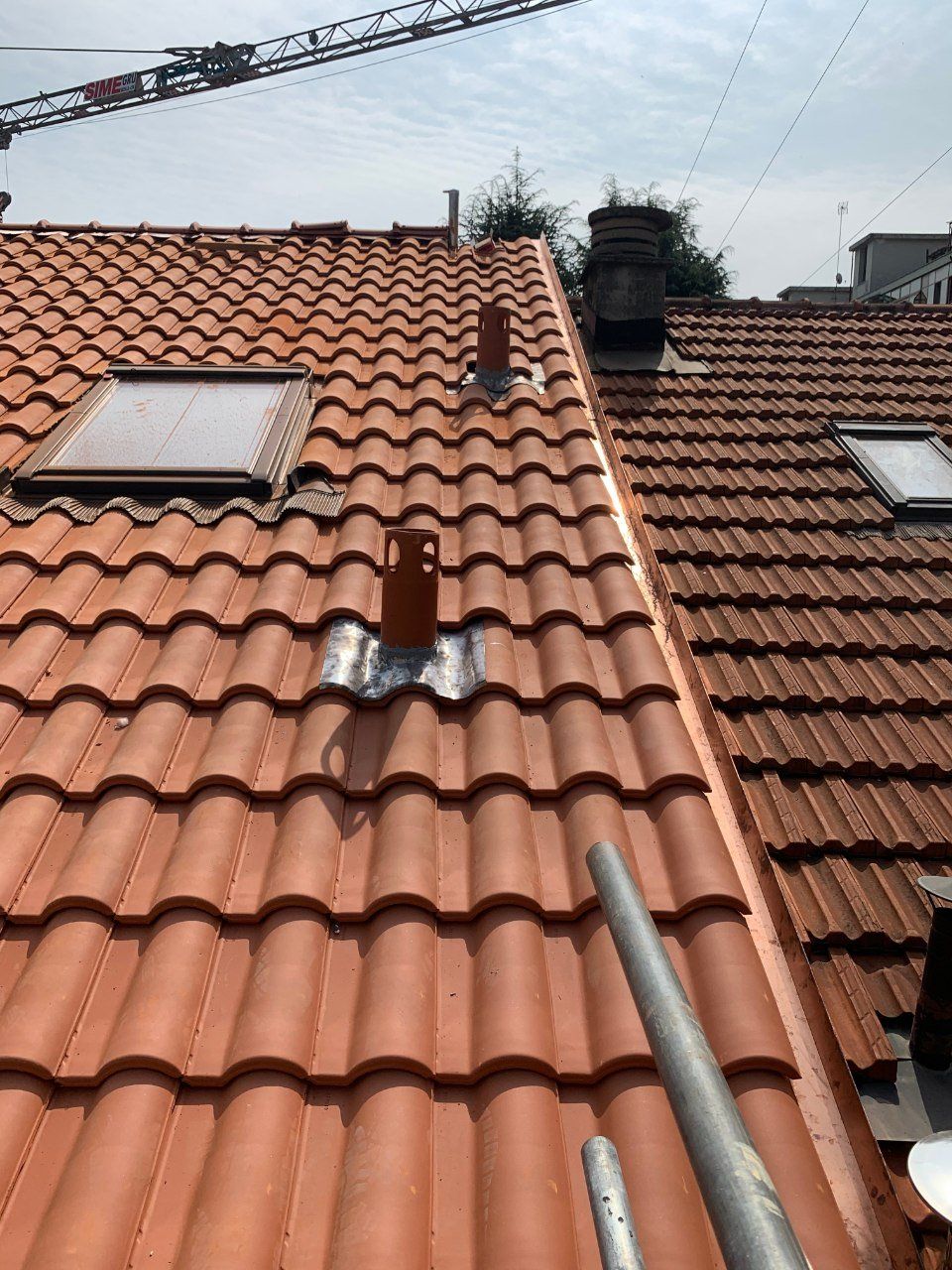 posa grondaia in rame