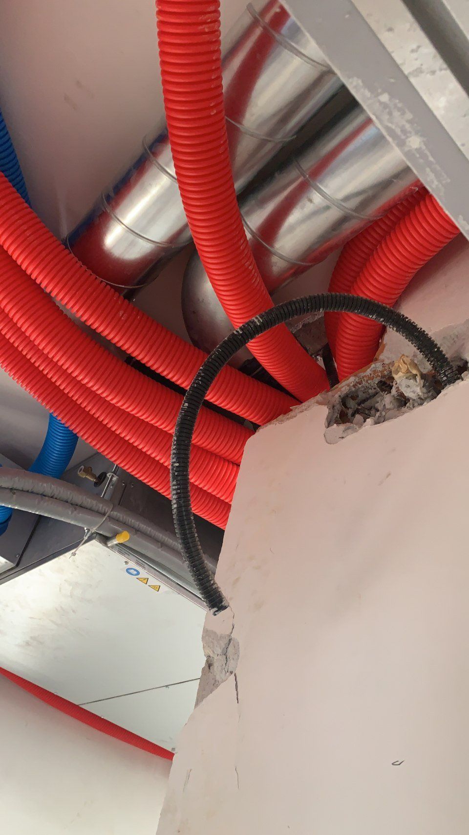 cablaggio impianto VMC