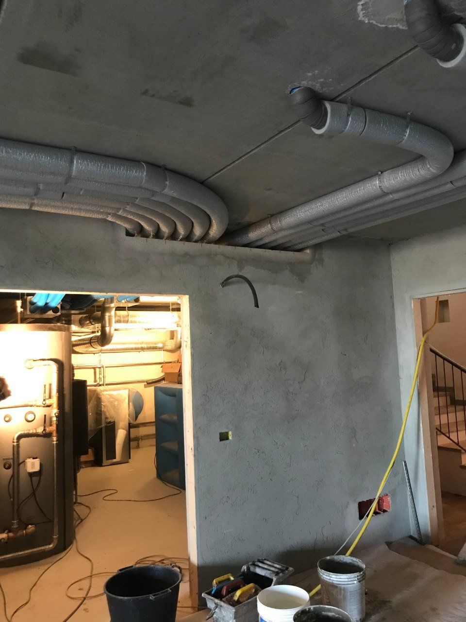 installazione tubazioni impianto VMC