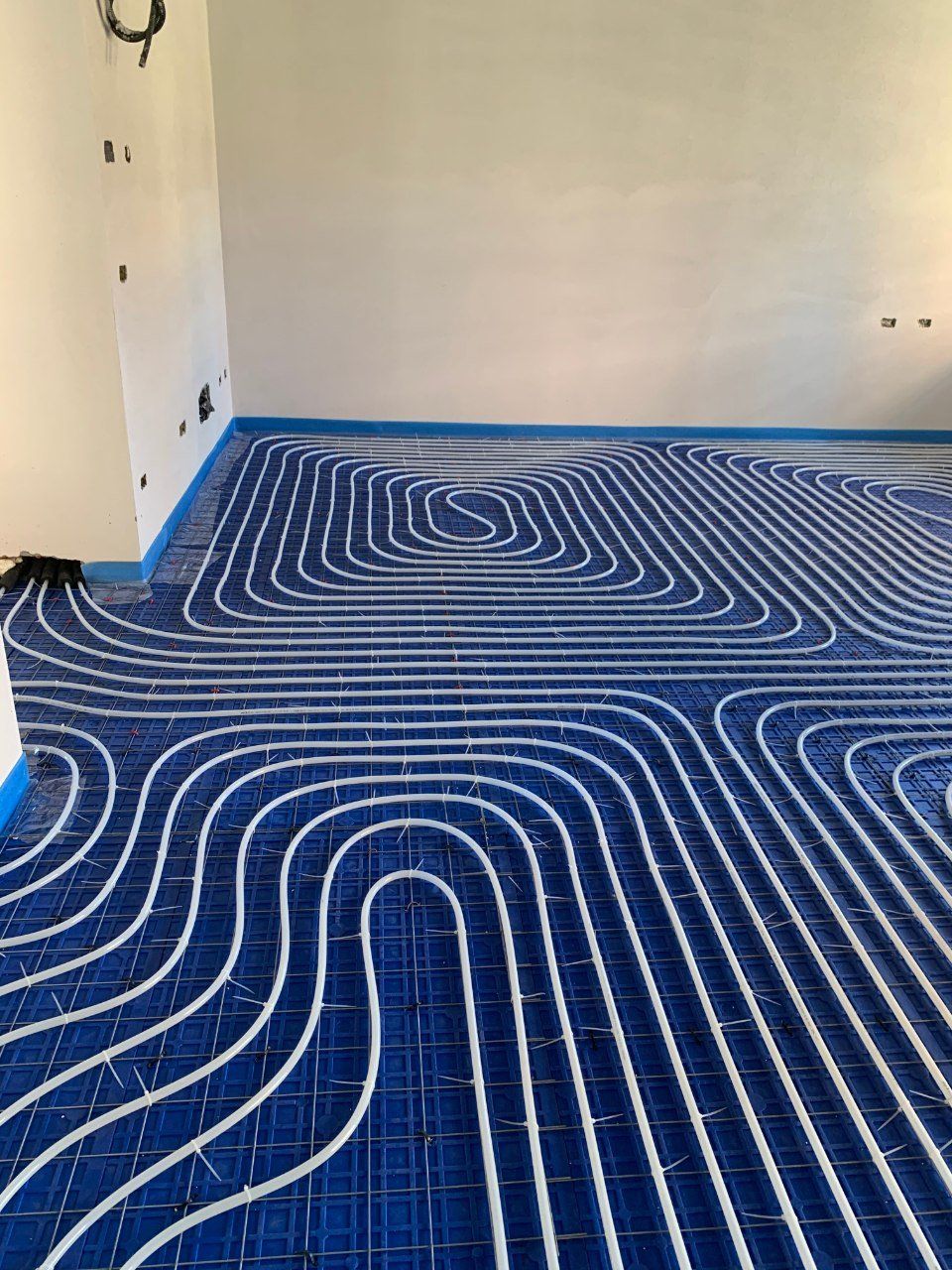 impianto di riscaldamento a pavimento in appartamento